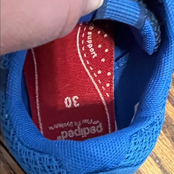 Pediped Kids Blue Sneakers - Picture 11 of 15